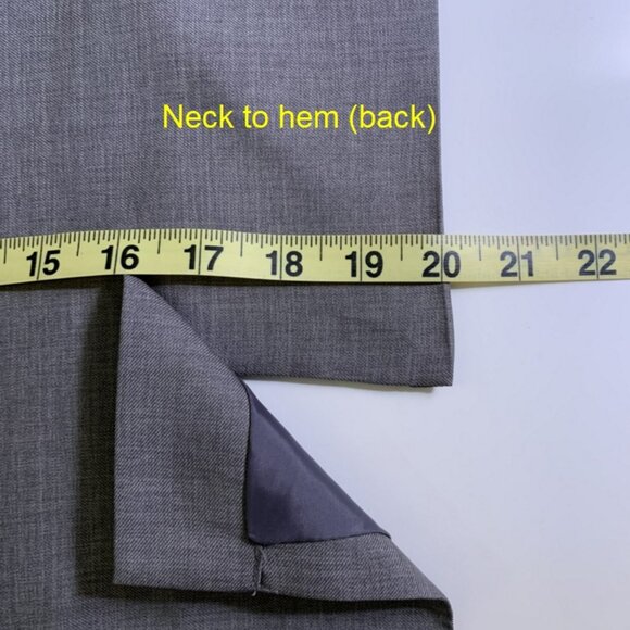 9&Co. Grey Business Chic Jacket Size 4 - Picture 9 of 10